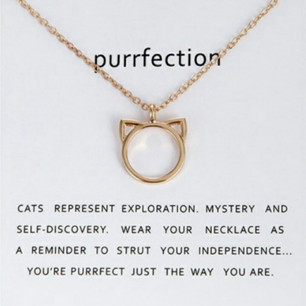 Cat Pendant Necklace